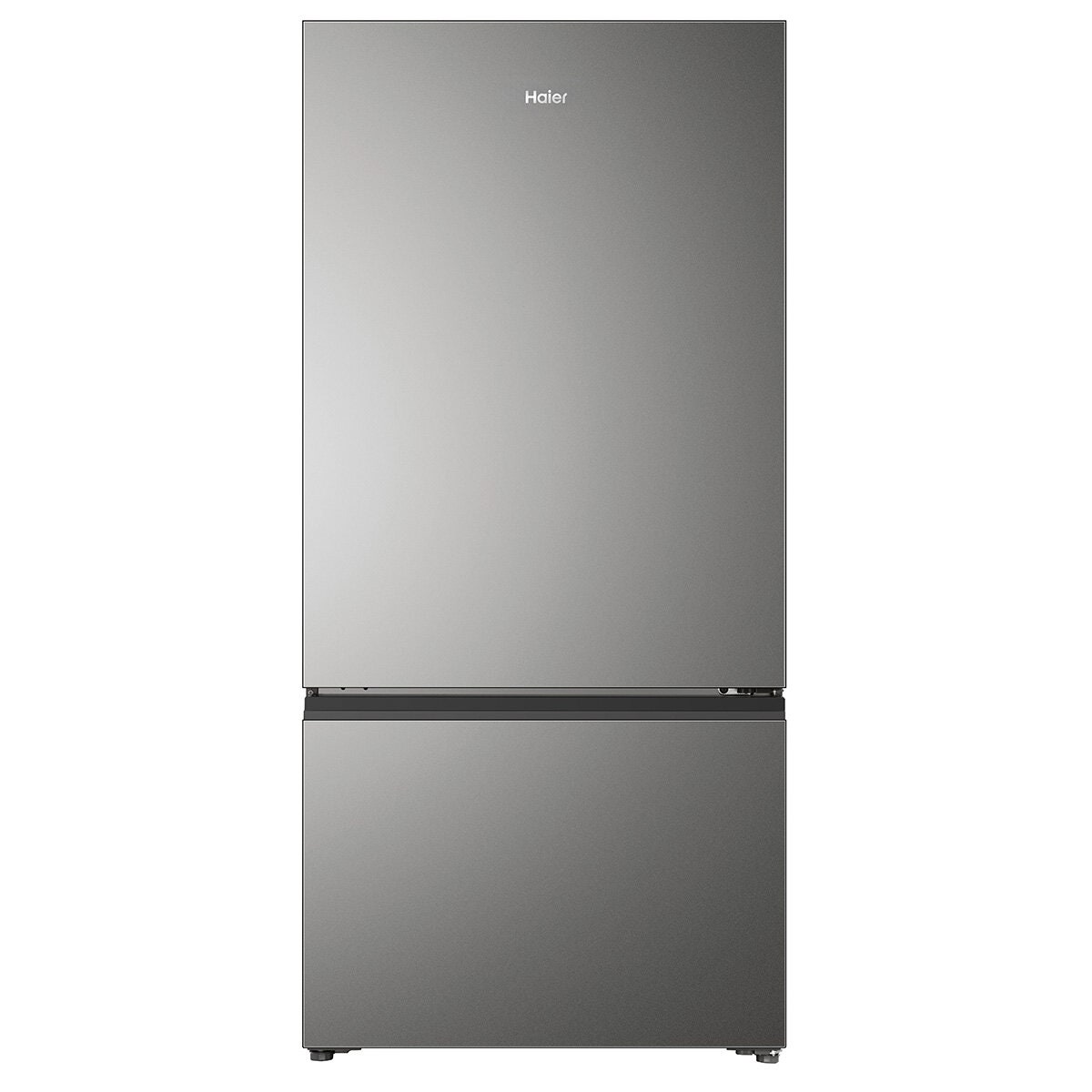 Haier 517L Bottom Mount Fridge - Satina Silver, 5.5 Star Energy, Reversible Door - HRF510BS