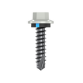 Bremick Vortex Plus Cladding Screw 6.2 x 25mm B8 Shale Grey - 100 Pack - Watertight Seal - SuperSaverAU - view 5