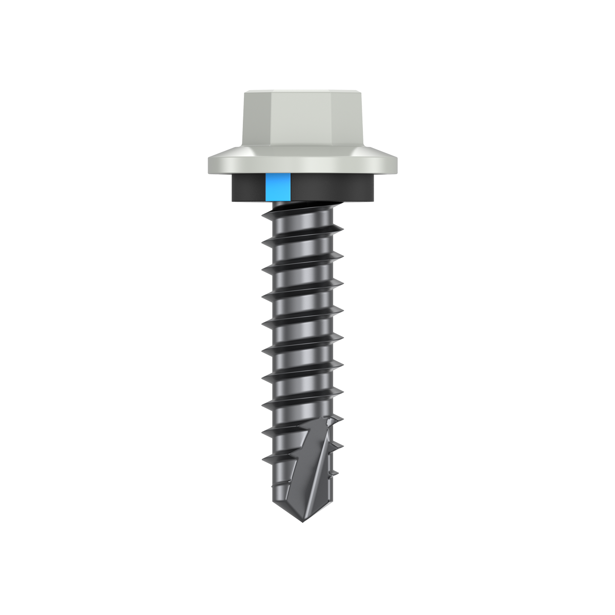 Bremick Vortex Plus Cladding Screw 6.2 x 25mm B8 Shale Grey - 100 Pack - Watertight Seal - SuperSaverAU - view 5
