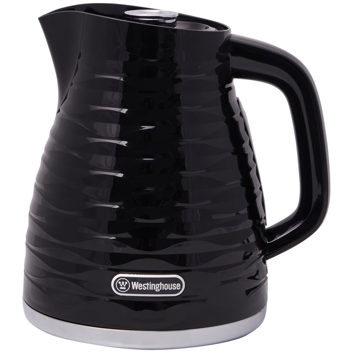 Westinghouse Kettle and Toaster Pack - 1.7L Rapid Boil Kettle, 4 Slice Toaster, Black Silver - WHKTPK14K