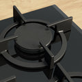 Bosch 75cm Series 6 Natural Gas Cooktop - Black Tempered Glass, Five Burners, FlameSelect - PPQ7A6I10A
