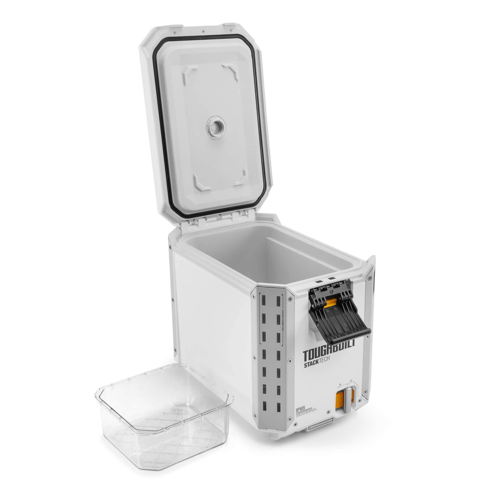 ToughBuilt StackTech Compact Cooler 15L - 18 Can Stackable Cooler, White