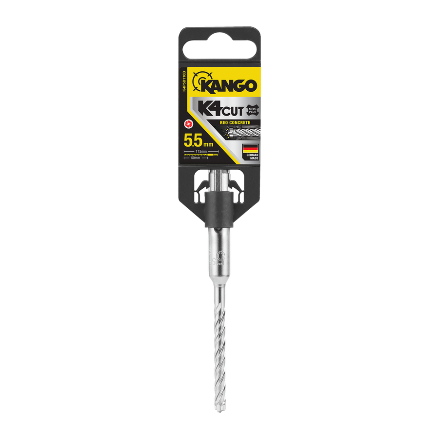 Kango SDS Plus Drill Bit - 5.5mm - Steel - Fast Drilling - Durable - SuperSaverAU - view 1
