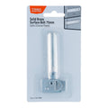 Taskmaster 75mm Satin Chrome Surface Bolt - Solid Brass - 1 Pack - Chrome - SuperSaverAU - view 1