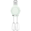 Smeg 50s Retro Style Hand Mixer - 250W, 9 Speeds Plus Turbo, Backlit LED Display, Pastel Green - HMF01PGAU