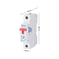 Deta 63A Miniature Circuit Breaker - 10kA Short Circuit Capacity - 1 Pole - 18mm - SuperSaverAU - view 3