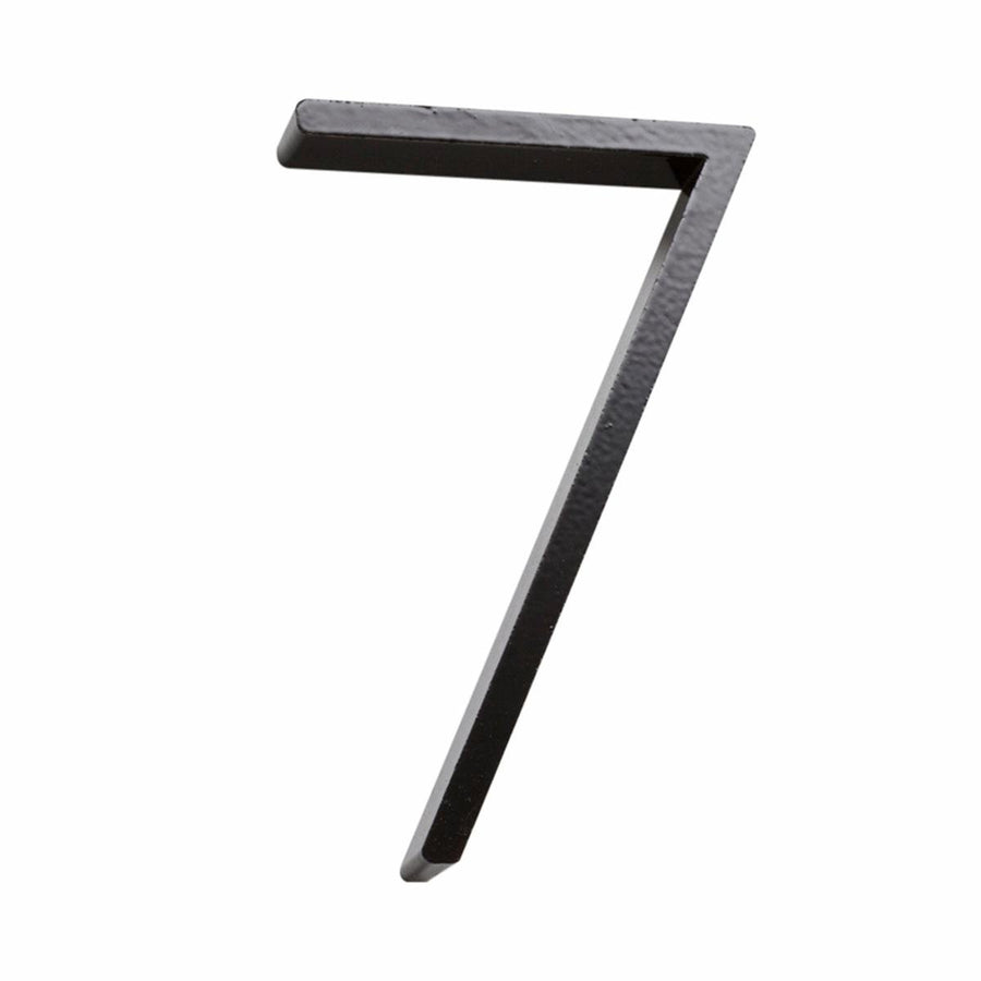 Sandleford 120mm Black Slimline House Number 7 - Steel - Weather Resistant - Modern Design - SuperSaverAU - view 1