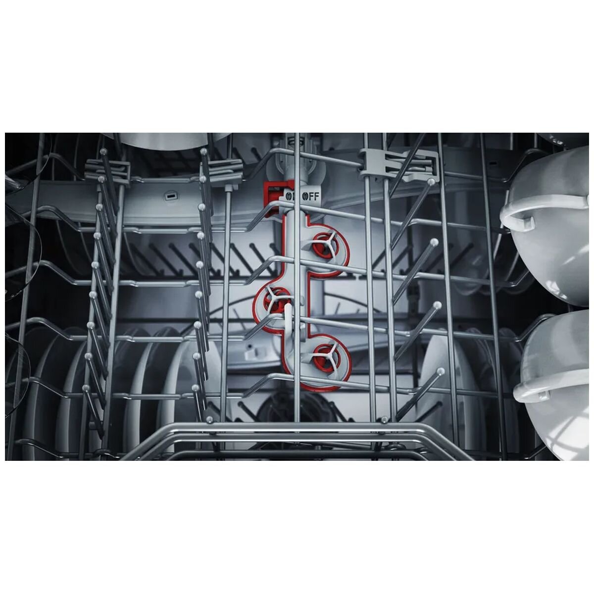 Bosch 60cm Series 8 Built Under Dishwasher - 15 Place Settings, Brushed Steel, Zeolith Drying - SMU8ZCS01A