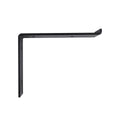 Carinya Lipped Angle Bracket - 240 x 185mm - Black - Powder Coated - Durable - SuperSaverAU - view 2