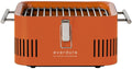Everdure by Heston Blumenthal Cube Portable Charcoal BBQ - Porcelain Enamel Firebox - Orange - HBCUBEO