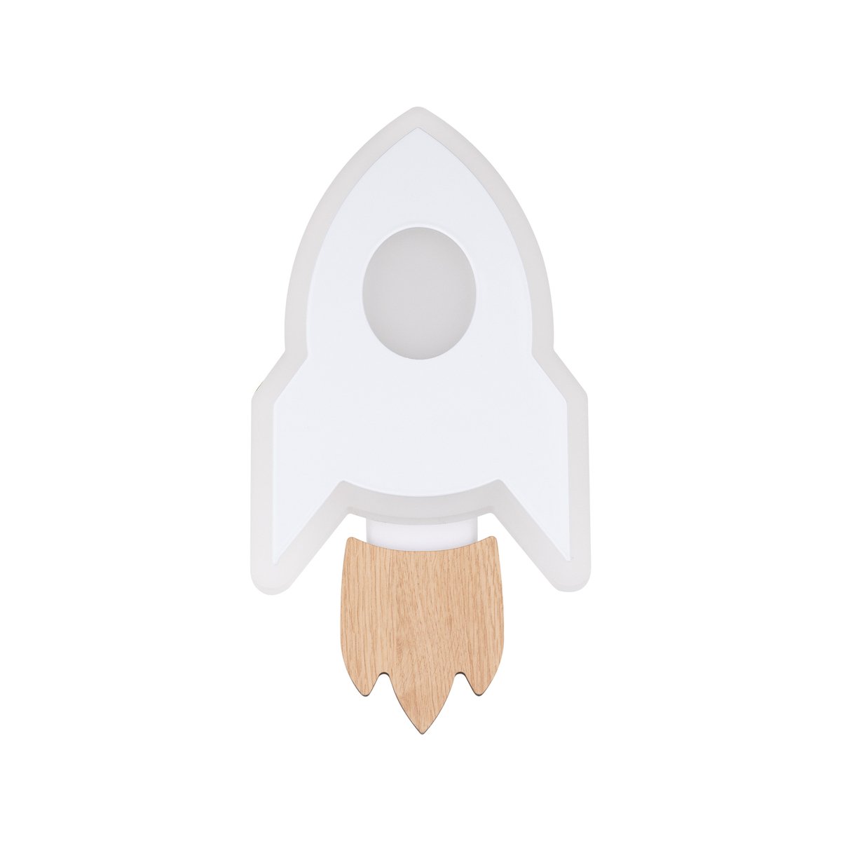 Verve Bailey Rocket LED Wall Light - Kids Room - 125mm x 240mm - Soft Glow - SuperSaverAU - view 1