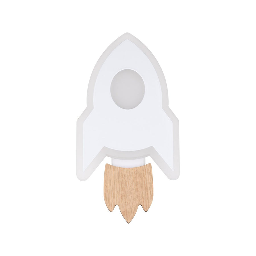 Verve Bailey Rocket LED Wall Light - Kids Room - 125mm x 240mm - Soft Glow - SuperSaverAU - view 1