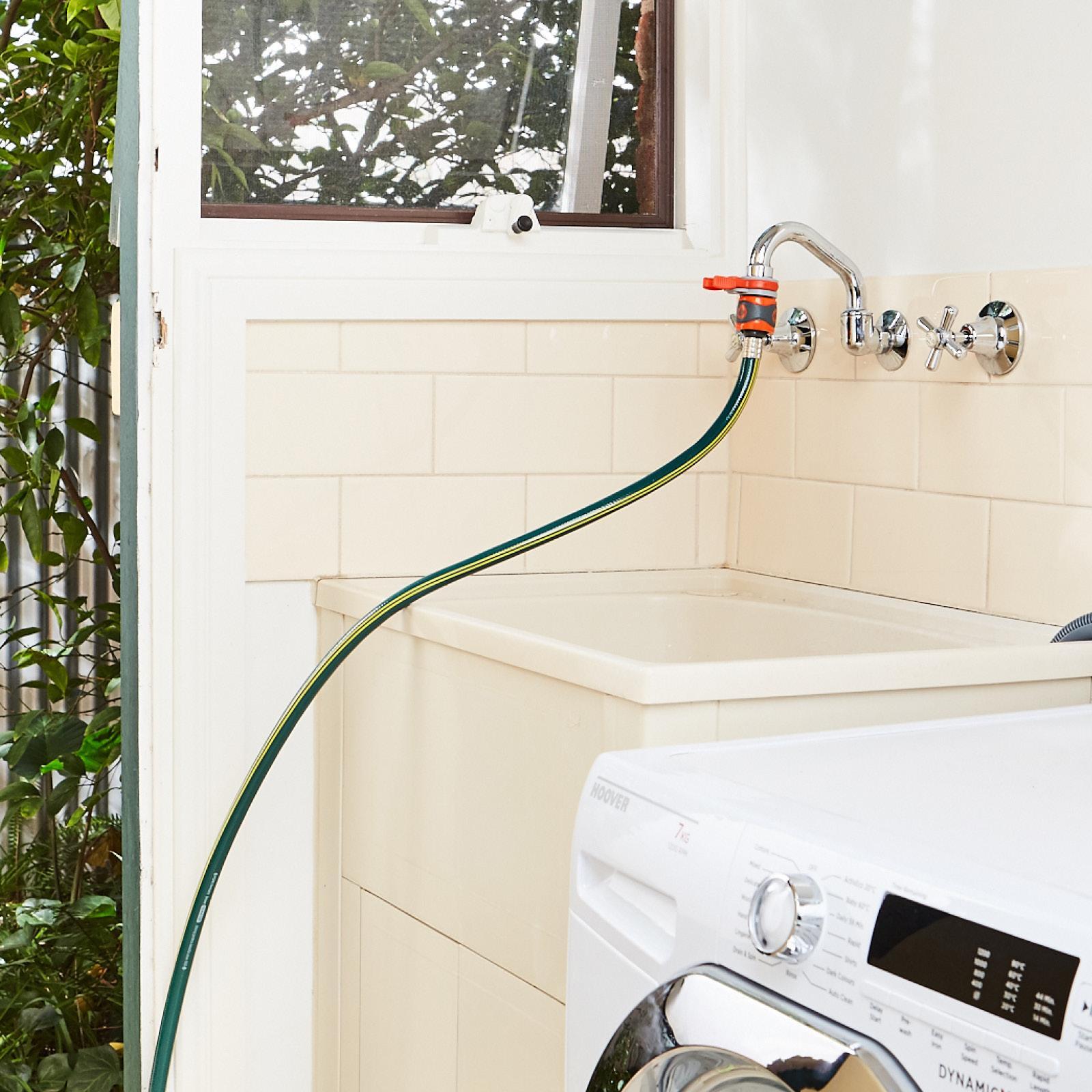 Pope Indoor Tap Adaptor - Metal & ABS Plastic, 12mm Hose Connection, Indoor Use