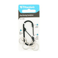 Titanium Key Storing Carabiner - 4 Key Rings - 127mm x 65mm - Durable - SuperSaverAU - view 1