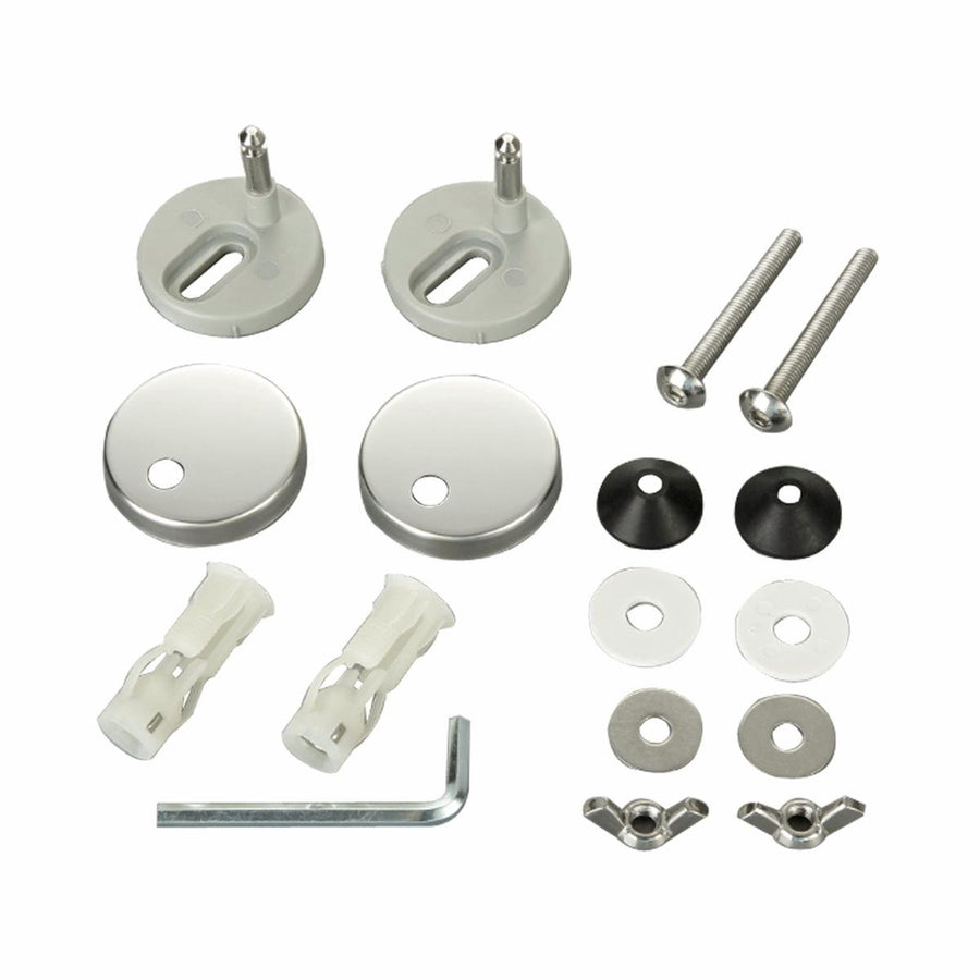 Kinetic Toilet Seat Fixing Kit - Easy Install - Plastic & Steel - Durable - SuperSaverAU - view 1