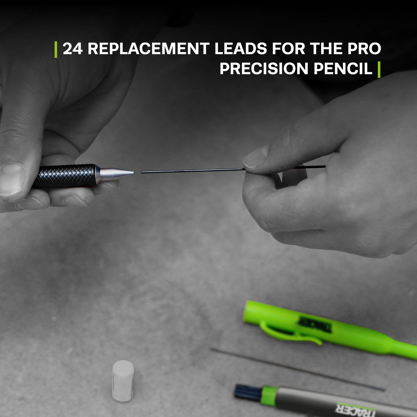 Tracer Pro 1.3mm 2B Graphite Replacement Leads 24 Pack