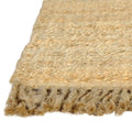 Jute Indoor Mat - 40 x 60cm - Durable Natural Fibres - Stylish Frilled Edges - SuperSaverAU - view 3