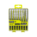 Ryobi 10 Piece Wood Jigsaw Blade Set - 100mm x 22mm - Precision Cutting - SuperSaverAU - view 2