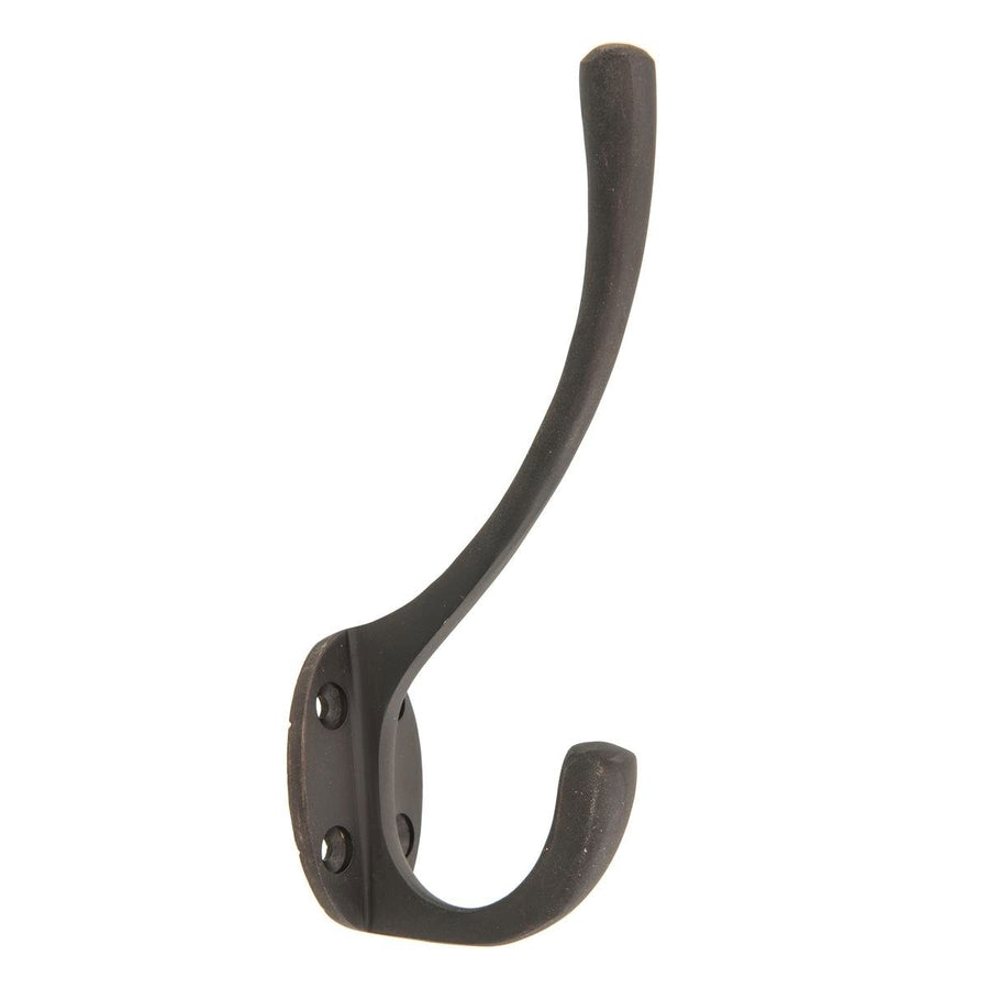Zenith Robe Hook - 135mm Solid Brass Matte Black - Durable Design - SuperSaverAU - view 1