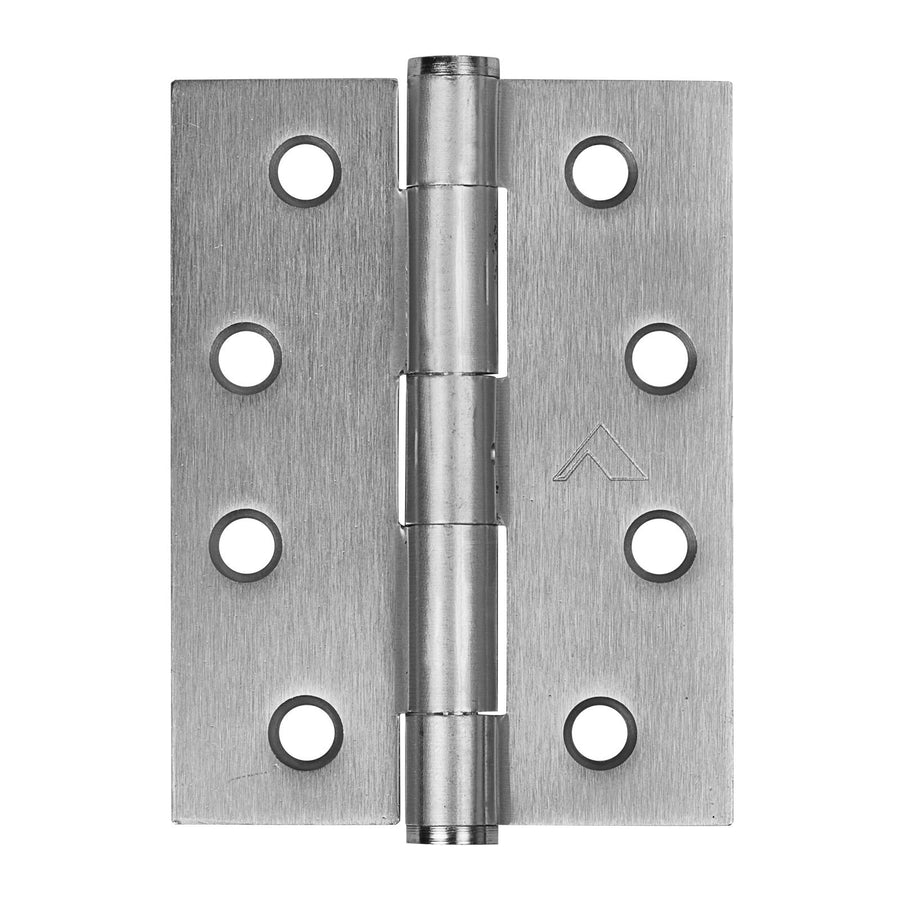 Pinnacle 100mm Zinc Plated Fixed Pin Butt Hinge - 2 Pack