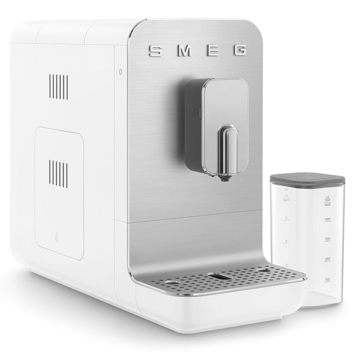 Smeg Automatic Coffee Machine with AutoMilk - 19-Bar Pump, Quick Clean, White - BCC13WHMAU
