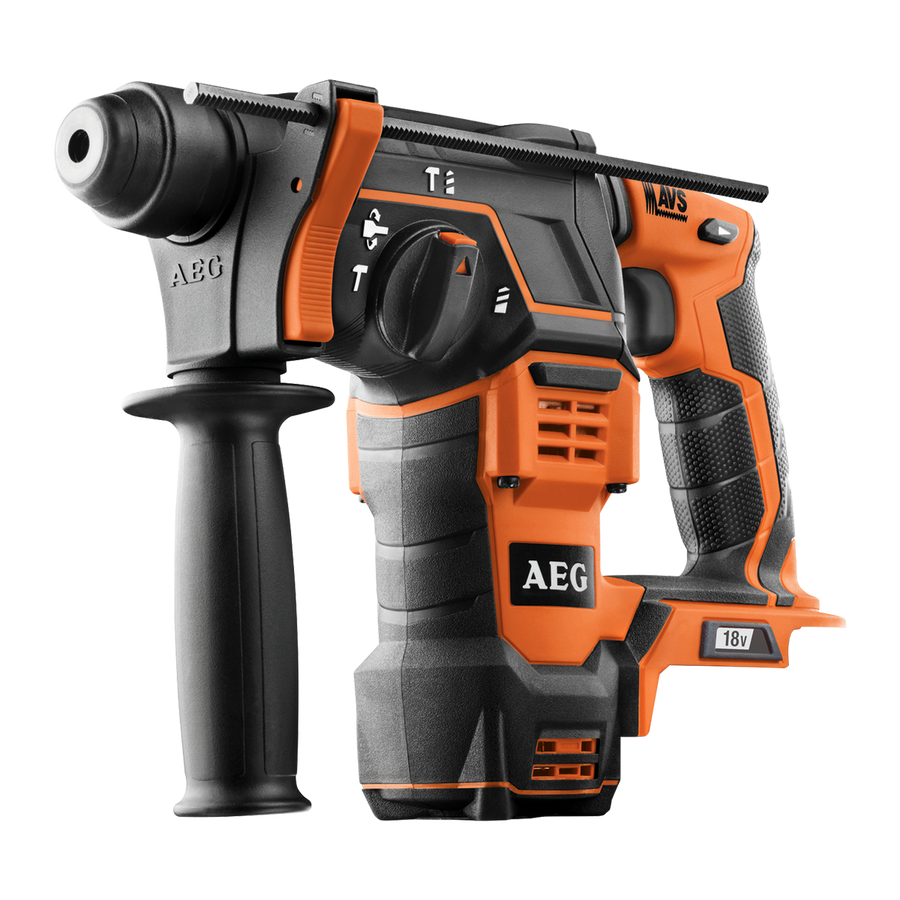 AEG 18V SDS Rotary Hammer Drill - Skin Only - 24mm Concrete Capacity - Orange/Black - SuperSaverAU - view 1
