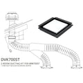Schweigen Venting Kit - Room Vent, Y Connector and 2 x 3m Flexi Hose, White - DVK700ST