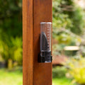 Nylex 120mm Rain Gauge, Clear Plastic, Wall or Fence Mount, Easy-Read Markings