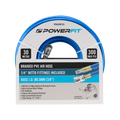 Powerfit 30m Braided Air Hose - Nitto Fittings - 300 PSI - Durable PVC - SuperSaverAU - view 1
