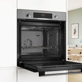 Bosch Series 4 60cm Electric Built-In Oven - 71L, 7 Functions, Pizza Setting, Stainless Steel - HBA534BS3A