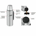 Thermos 2L Stainless King Vacuum Insulated Flask - Stainless Steel - SuperSaverAU - view 4