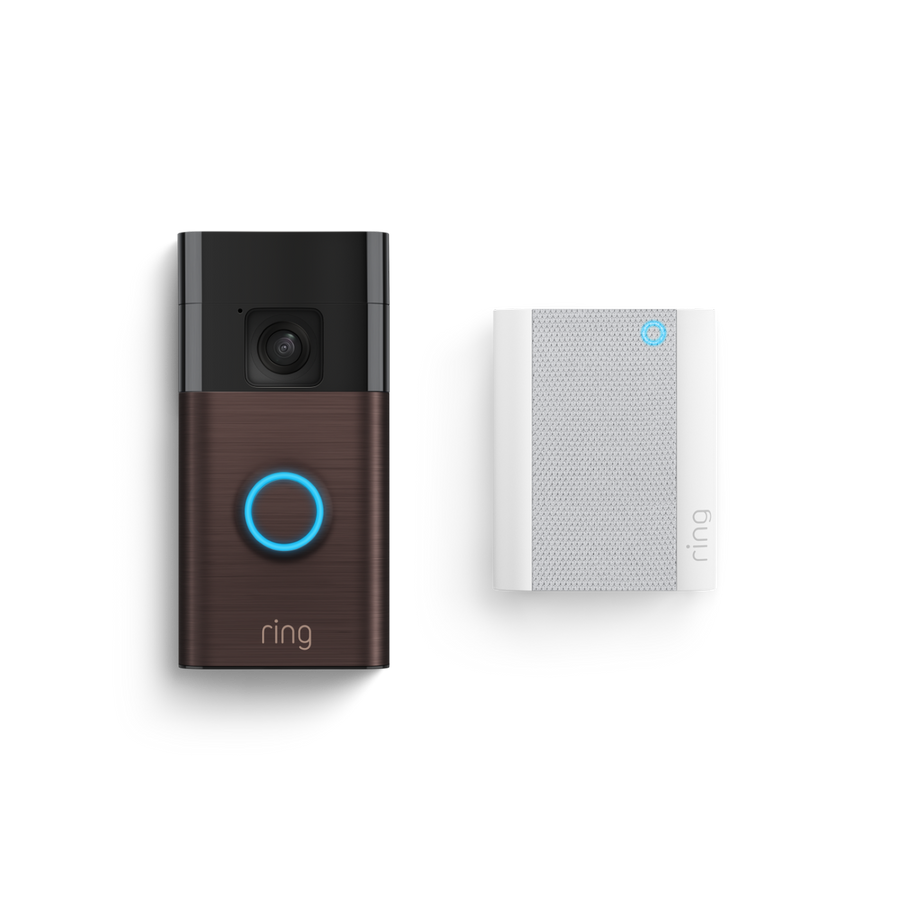 Ring Venetian Bronze Battery Video Doorbell with Chime - 1440p HD Video - Two-Way Talk - Outdoor Security - SuperSaverAU - view 1
