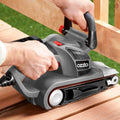Ozito 850W Variable Speed Belt Sander BSV-9000, 75 x 533mm Belt, Canister Dust Collection, 400m/min
