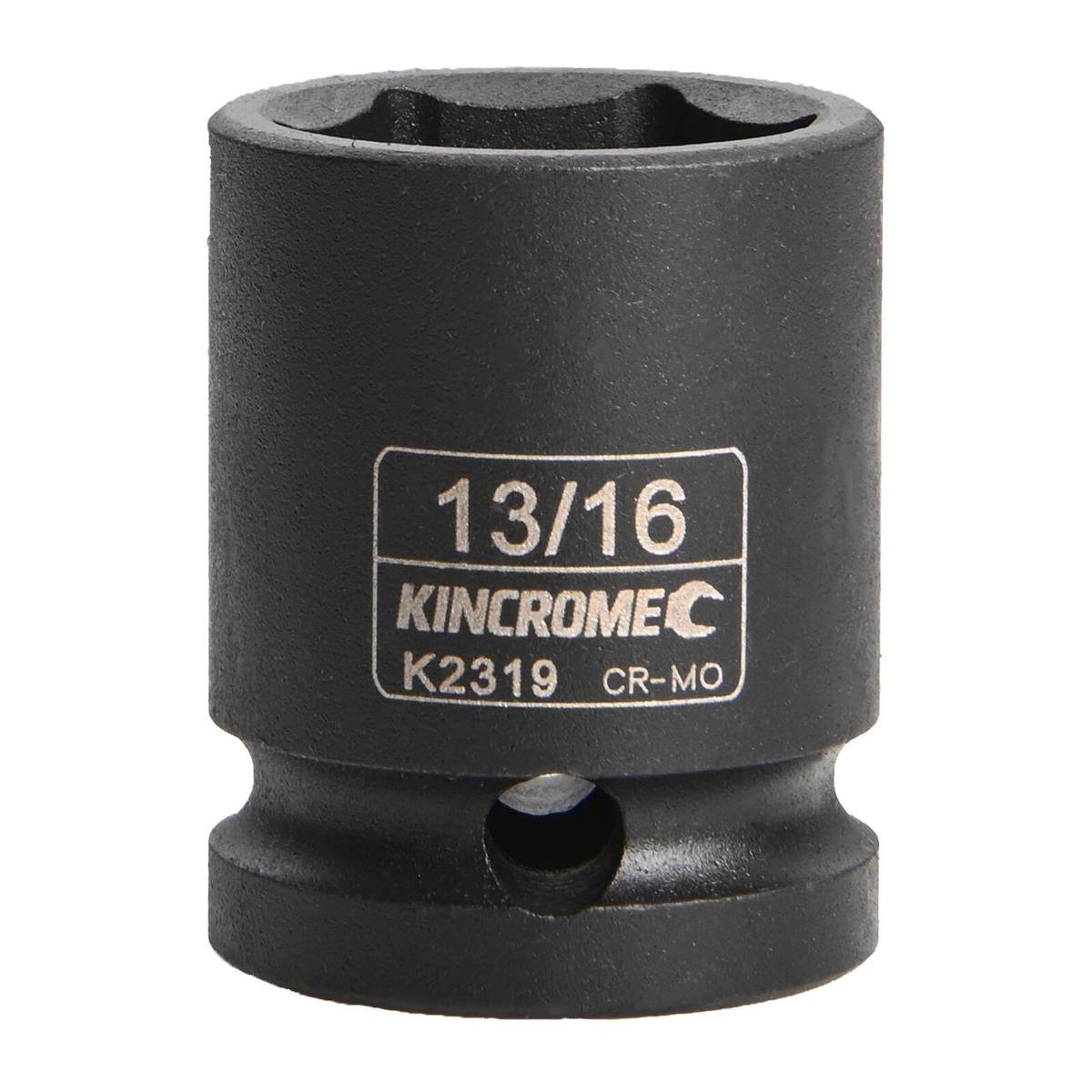 Kincrome 13 16 1 2 Square Drive Impact Socket Cr-Mo Steel Rust Resistant - SuperSaverAU - view 1