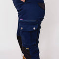 Green Hip Skinny Flex Pants - Size 22 - Navy Blue - High Rise - Utility Pockets - SuperSaverAU - view 4