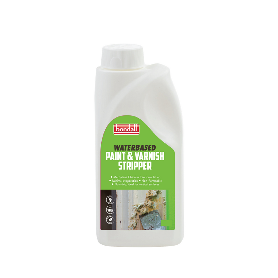 Bondall Waterbased Paint and Varnish Stripper 1L Gel Indoor Outdoor