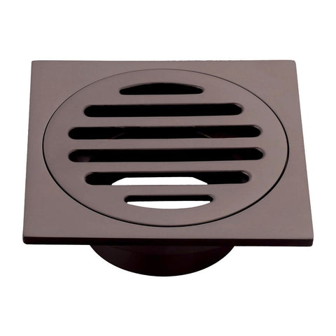 Mondella Square Floor Grate - 80 x 50mm - Brass - Matte Dark Bronze - SuperSaverAU - view 1
