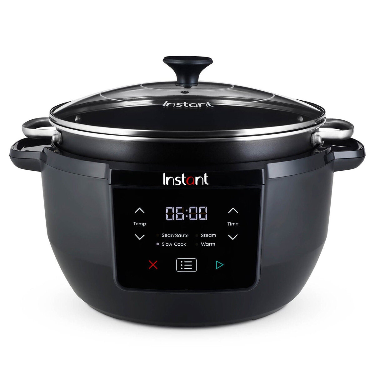 Instant Pot 7.1L Superior Slow Cooker - 4-in-1 Slow Cook, Steam, Saute & Keep Warm, Black - 140612801AU