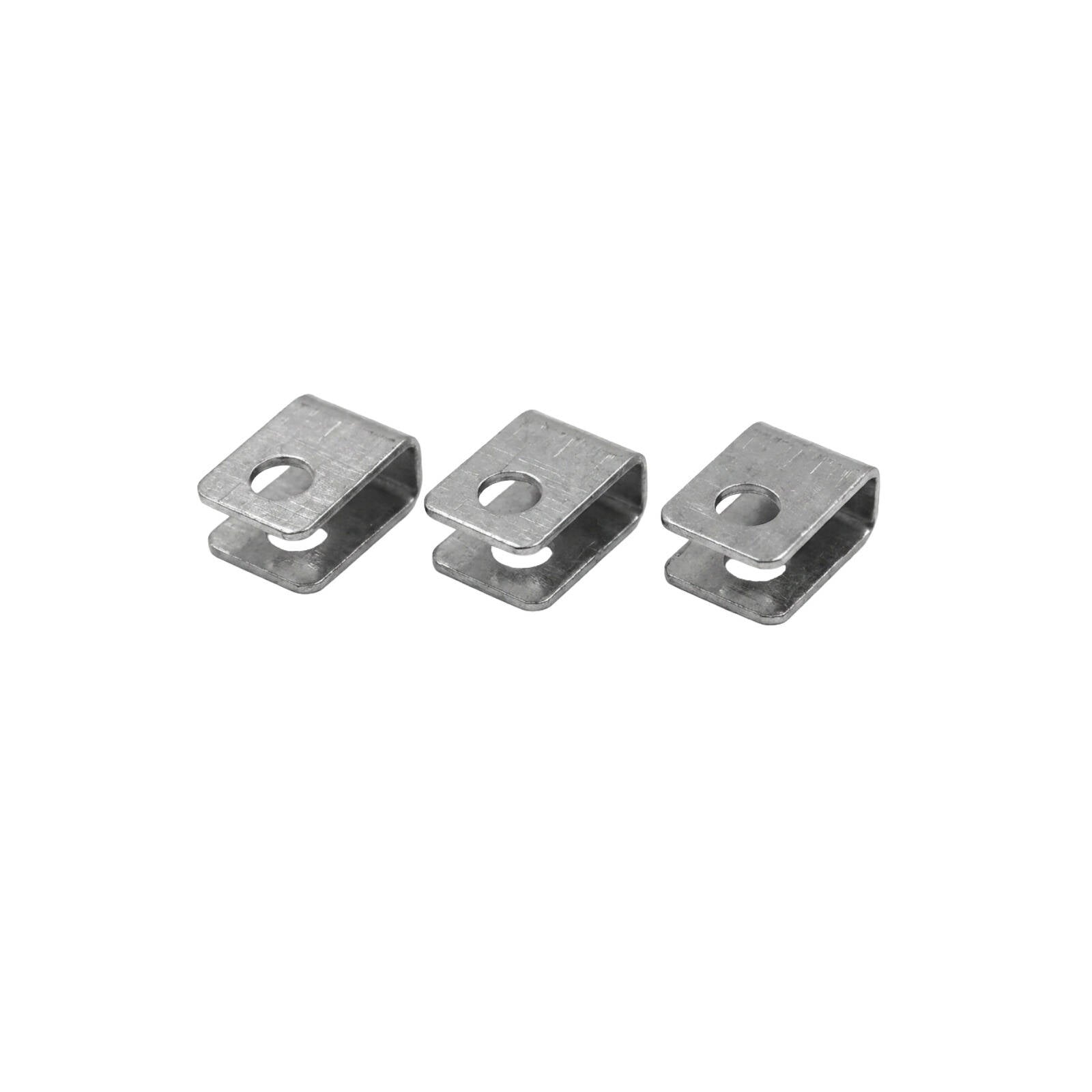 Jack Galvanised Steel Mesh Panel Fix Clip 50 Pack Screw-Fix