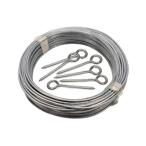 Jack Galvanised Steel Wire Trellis Fixing Set