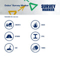 Dulux 350g Fluoro Orange Survey Marker Spray Paint - High Visibility