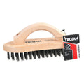 Trojan 6x16 Row Carbon Steel Wire Brush - Deburring & Rust Removal - Steel - SuperSaverAU - view 2