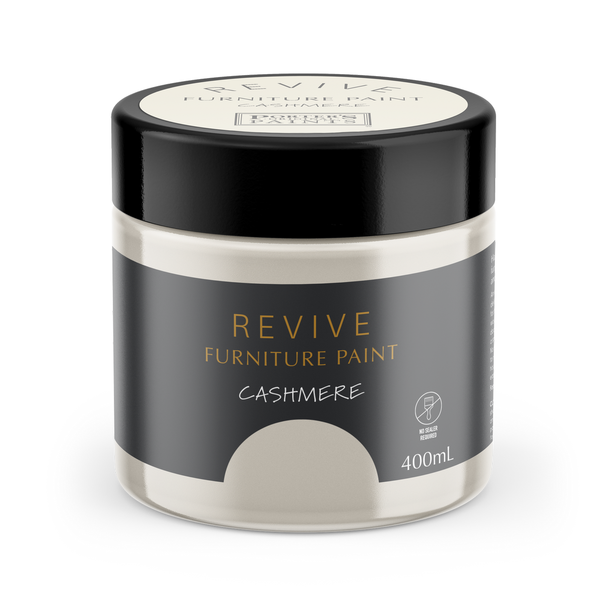 Porters Revive Furniture Paint 400ml Cashmere - Ultra Smooth Finish - SuperSaverAU - view 1