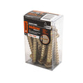 Ramset AnkaScrew 12 x 75mm Zinc-Plated Masonry Anchor - Flanged Hex Screw-In - 10 Pack