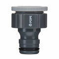 Pope 18mm Universal Tap Adaptor - ABS Plastic, Grey, Outdoor