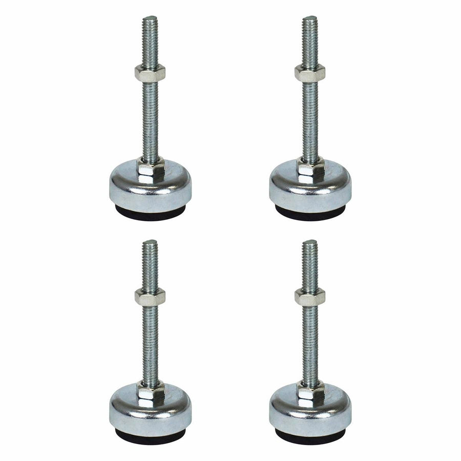 Richmond Levelling Feet - 30mm x M6 - Zinc Plated - Adjustable 4 Pack - SuperSaverAU - view 1