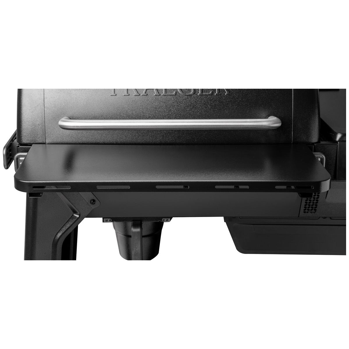 Traeger P.A.L. Pop-And-Lock Folding Shelf - Suits Woodridge BBQs, Tool-Free, Cold-Rolled Steel - BAC766