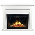 Modern Flames Sterling Mantle Suite Electric Fireplace - White - 9 Flame Colours, Log Set - STE30OR-AU