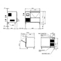 Hoshizaki Flake Ice Maker - Up to 125kg Per Day - Stainless Steel, CleanCycle6 System - FM-120KE-50-HC