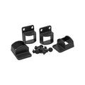 ProtectorAl 38 x 25mm Black Aluminium Pool and Garden Fence Panel Brackets - 4 Pack